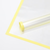 Transparent Wrapping Paper with Colored Borders (Pack of 20)