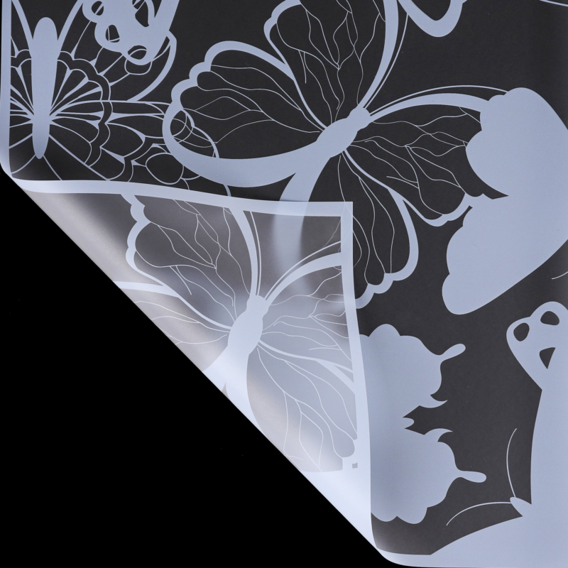 Butterfly Flower Wrapping Paper