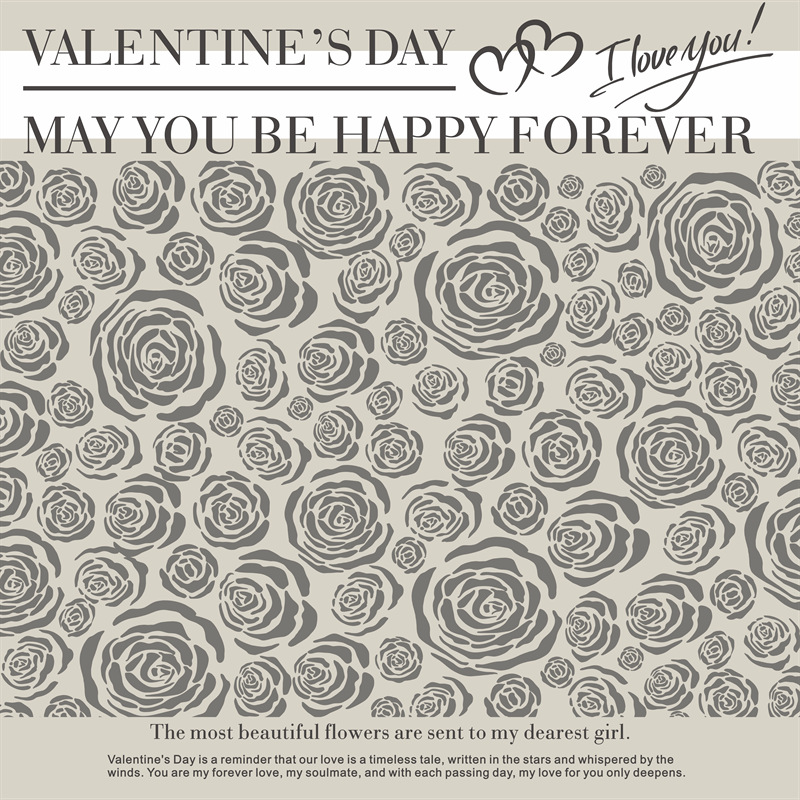 微信图片_20260404222259_6980_1 Eternal Love Floral Wrapping Paper