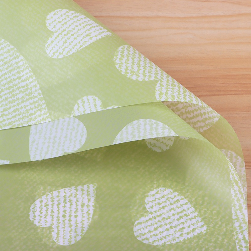 Wedding Bouquet Wrapping Paper: Letter & Heart Design