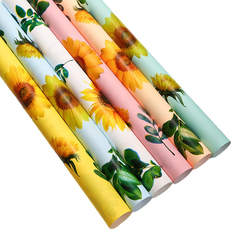 Sunflower Bouquet Wrapping Paper