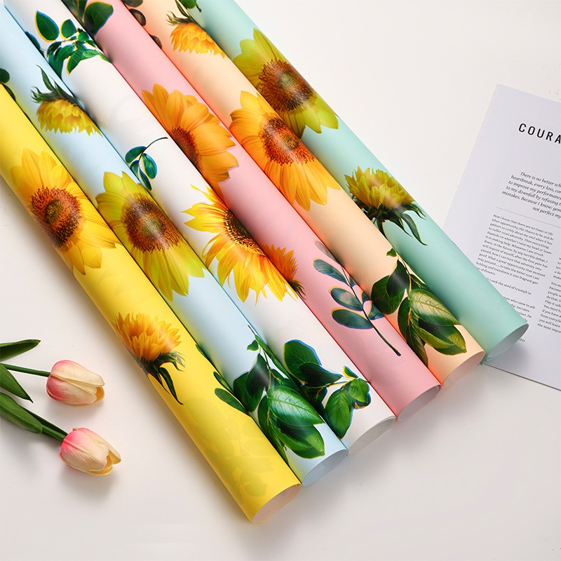 Sunflower Bouquet Wrapping Paper