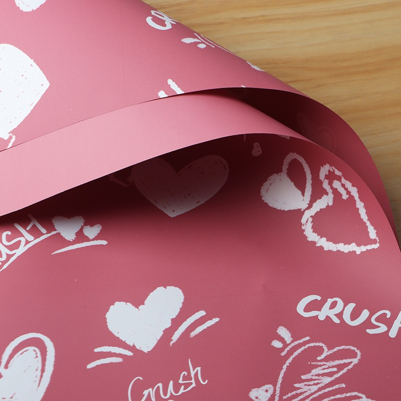 Heartbeat Floral Wrapping Paper
