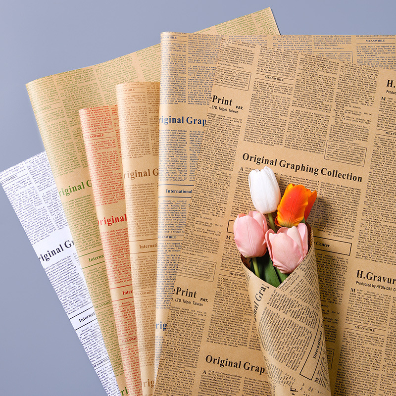 微信图片_20260405000202_7062_1 Vintage English Newspaper-Style Kraft Paper