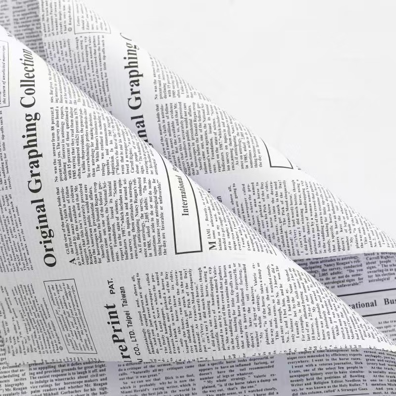 微信图片_20260405000248_7069_1 Vintage English Newspaper-Style Kraft Paper
