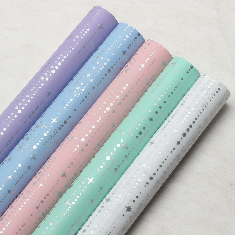 Meteor Shower Bouquet Wrapping Paper