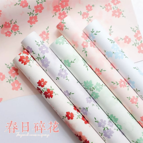 Spring Floral Wrapping Paper