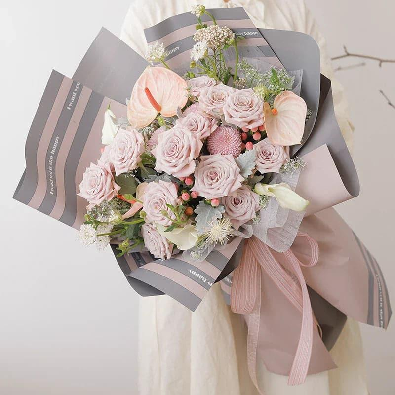 Opera Gala Bouquet Wrapping Paper