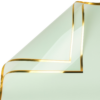 Gold-Rimmed Floral Wrapping Paper