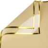 Gold-Rimmed Floral Wrapping Paper