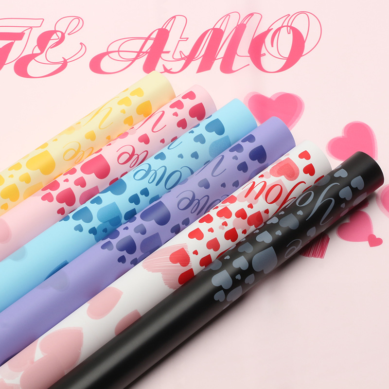 Cupid's Arrow Floral Wrapping Paper