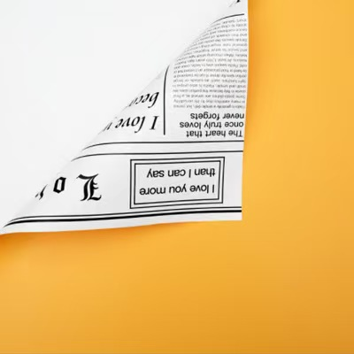 微信图片_20260407082554_7327_1 White Newspaper Wrapping Paper — 20 SheetsSize: 57*57 cm ± 1 cm Quantity: 20 sheets/pack Waterproof