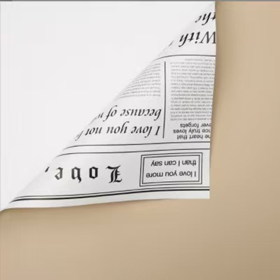 微信图片_20260407082600_7328_1 White Newspaper Wrapping Paper — 20 SheetsSize: 57*57 cm ± 1 cm Quantity: 20 sheets/pack Waterproof