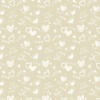 Heart-Patterned Floral Wrapping Paper