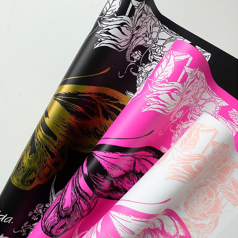 Butterfly TEAMO Floral Wrapping Paper