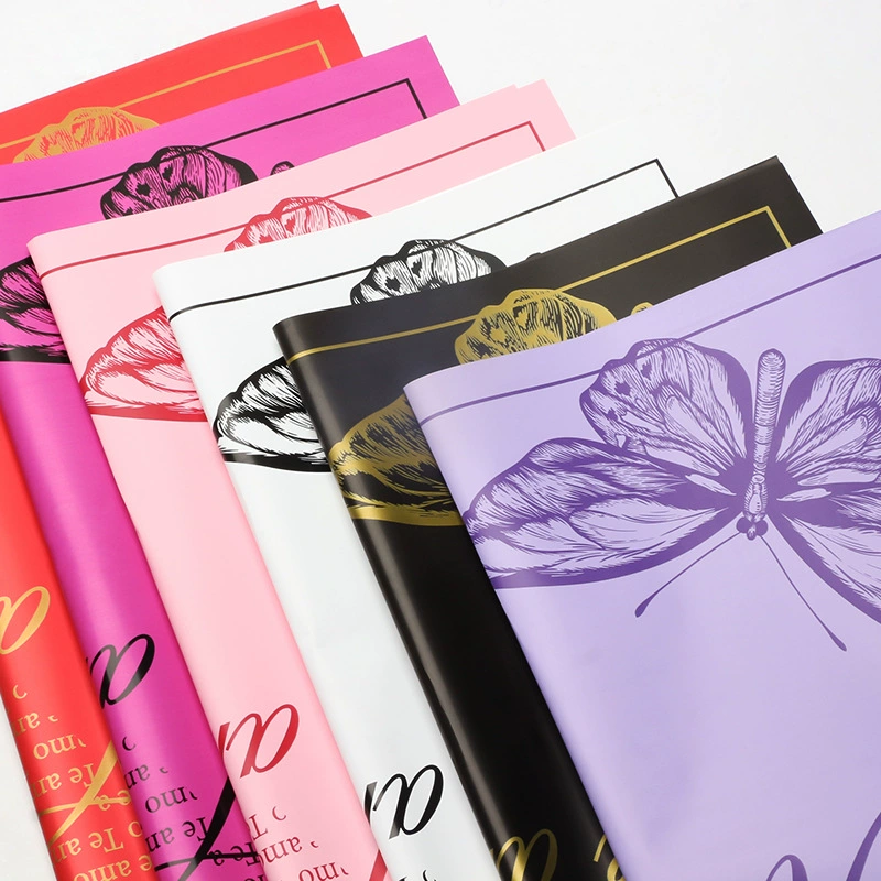 Butterfly TEAMO Floral Wrapping Paper