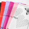 Butterfly TEAMO Floral Wrapping Paper