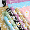 White Floral Wrapping Paper