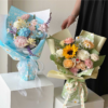 White Floral Wrapping Paper