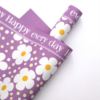 White Floral Wrapping Paper