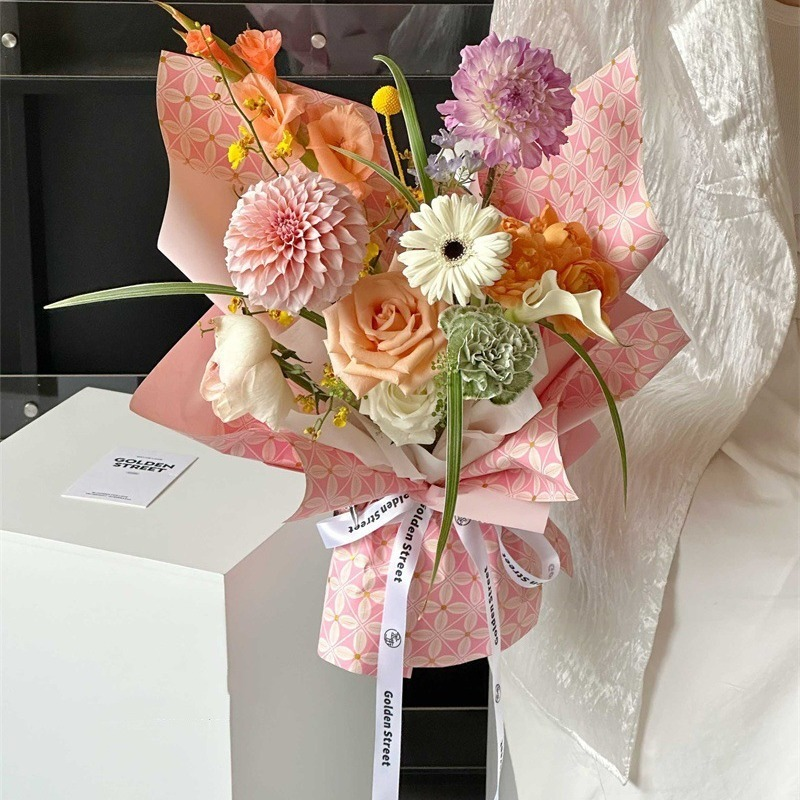 Floral Paper Tower Pattern Wrapping Paper