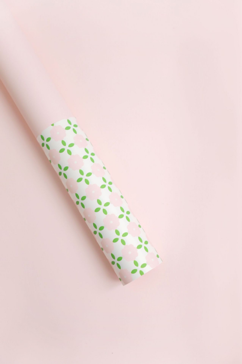 Floral Paper Tower Pattern Wrapping Paper
