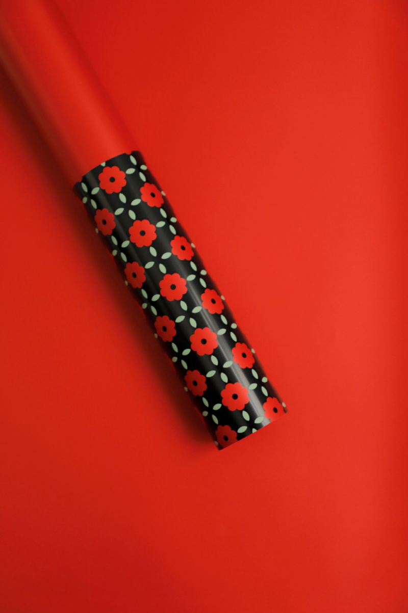 Floral Paper Tower Pattern Wrapping Paper
