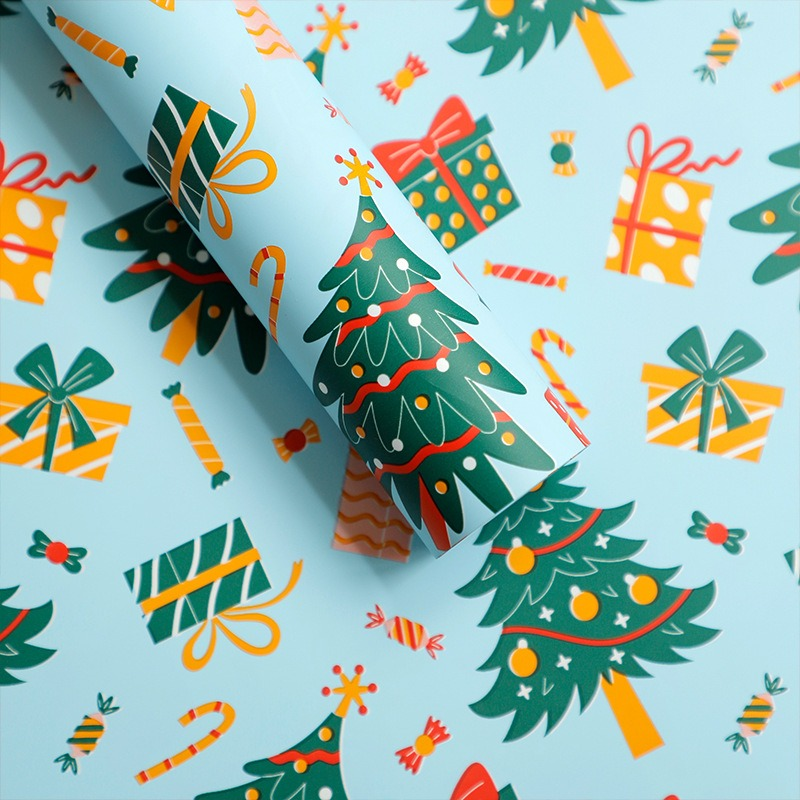 微信图片_20260407112854_7475_1 Christmas Bouquet Wrapping Paper