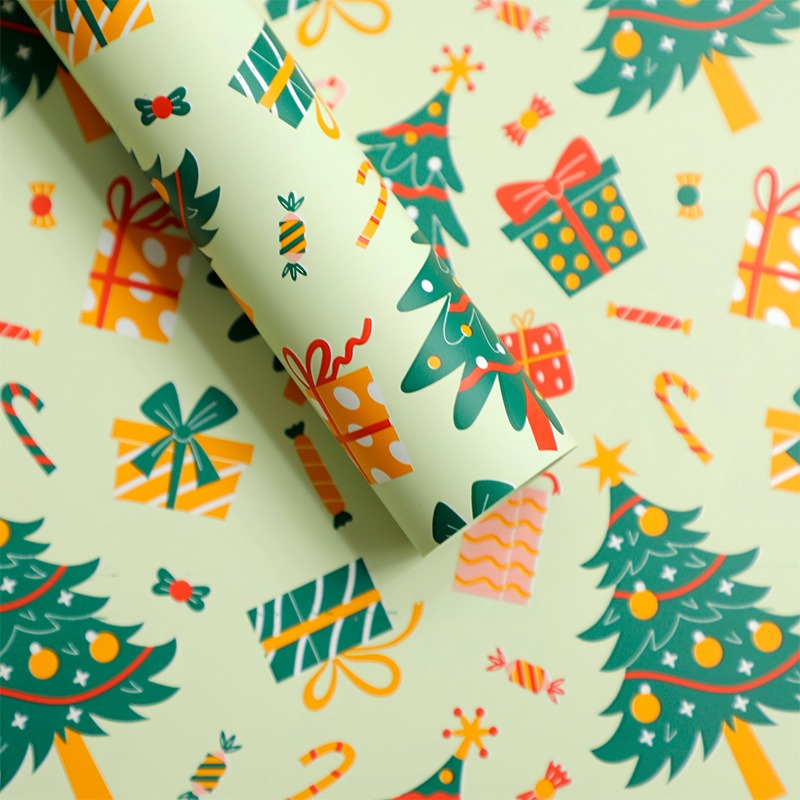 微信图片_20260407112859_7476_1 Christmas Bouquet Wrapping Paper
