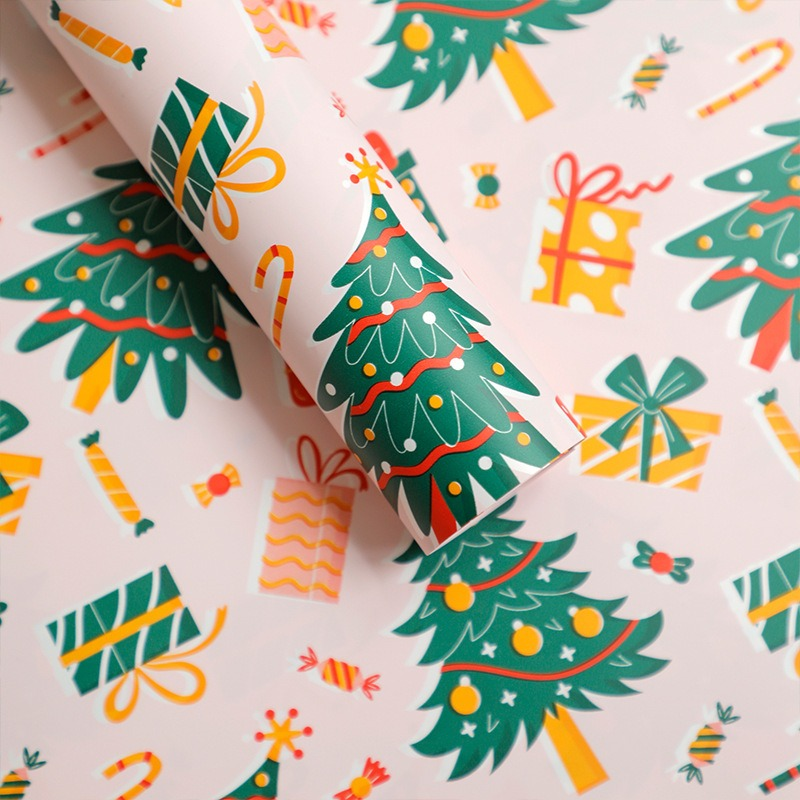 微信图片_20260407112905_7477_1 Christmas Bouquet Wrapping Paper