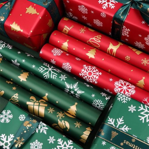 Christmas Floral Wrapping Paper