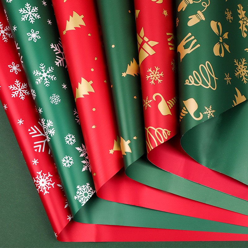 Christmas Floral Wrapping Paper