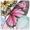 Butterfly-shaped wrapping paper