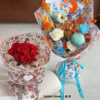 Roes Floral Gift Wrapping PaperSize: 57*57 cm ± 1 cm Quantity: 20 sheets/pack Waterproof