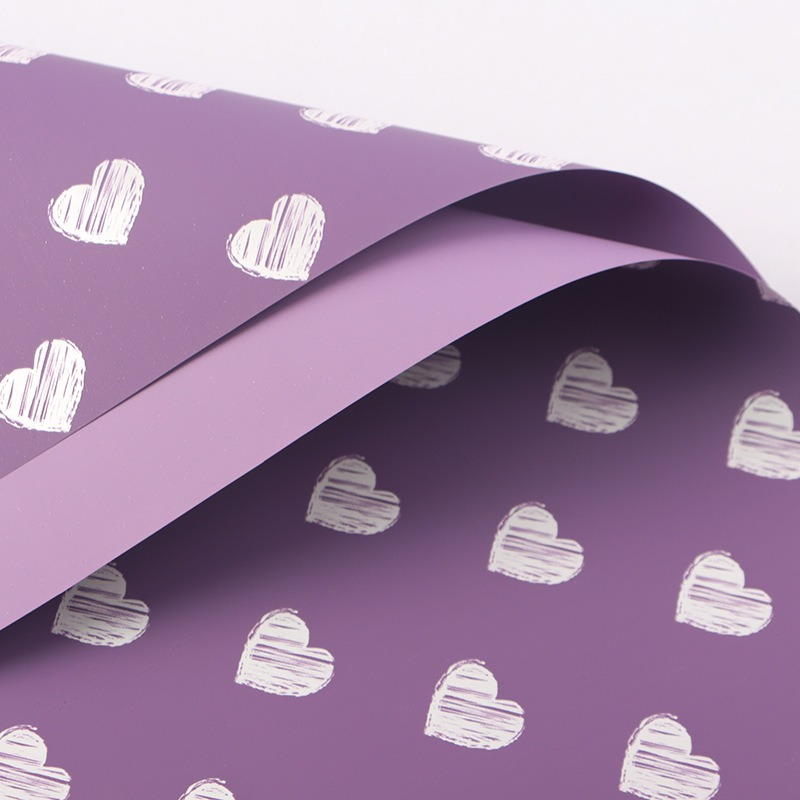 微信图片_20260408120134_7642_1 Cute Little Heart Flower Bouquet Wrapping Paper