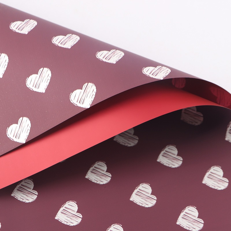 微信图片_20260408120138_7643_1 Cute Little Heart Flower Bouquet Wrapping Paper