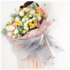 Crystal Bubble & Cute Flower Wrapping Paper