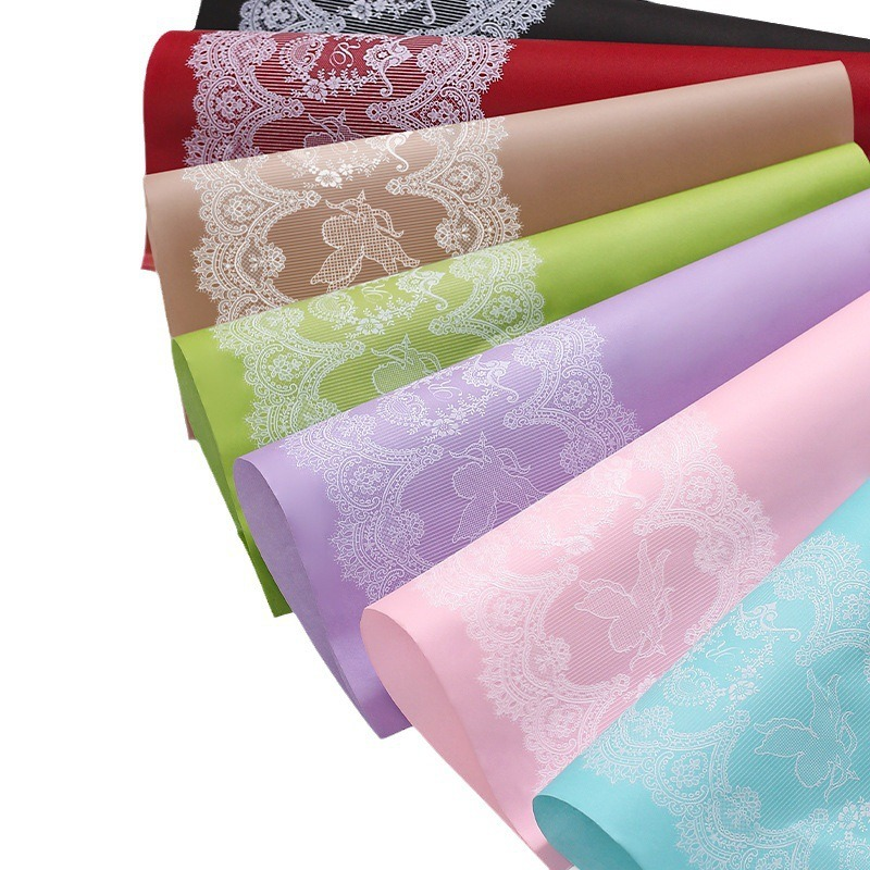 Classic Lace Floral Wrapping Paper