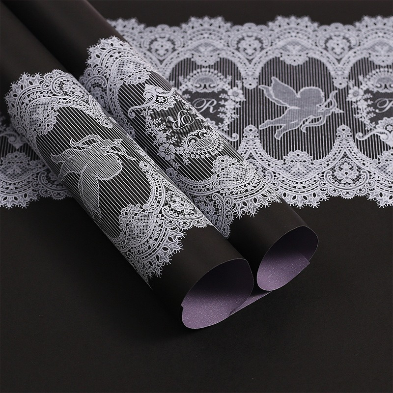 Classic Lace Floral Wrapping Paper