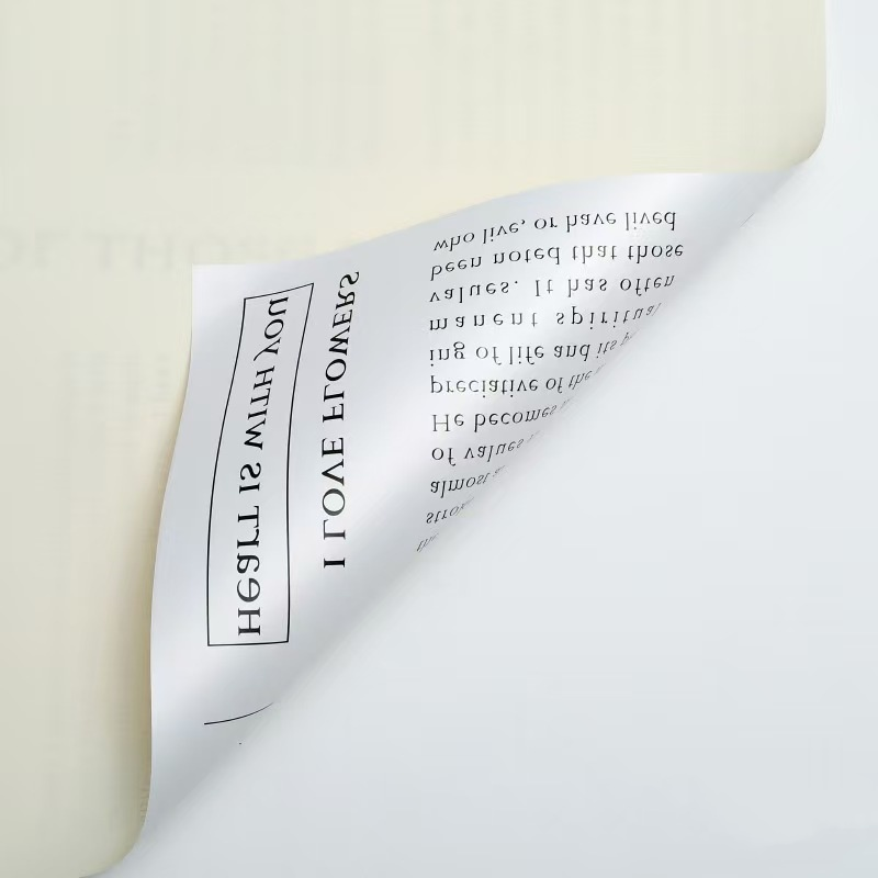 Newspaper-Style Floral Wrapping Paper