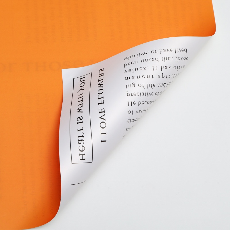 Newspaper-Style Floral Wrapping Paper