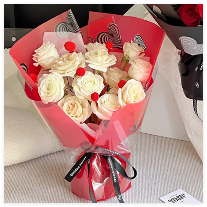 Crotty Loves: Bouquet Wrapping Paper