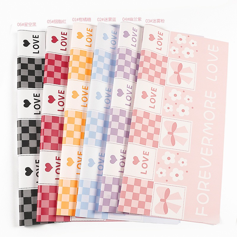 Sweetheart Couple Floral Wrapping Paper