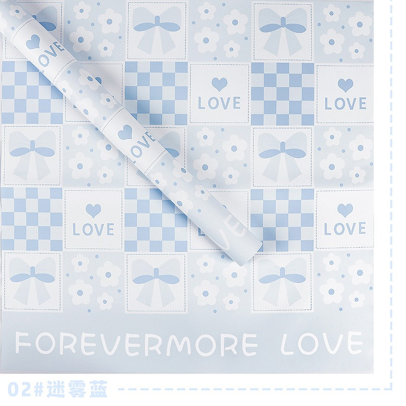 Sweetheart Couple Floral Wrapping Paper