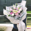 Simple "Smoke Effect" Flower Bouquet Wrapping Paper