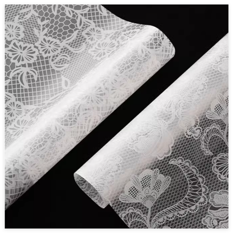 微信图片_20260408192344_7875_1 Lace Dreamy Snowflake Bouquet Wrapping Paper