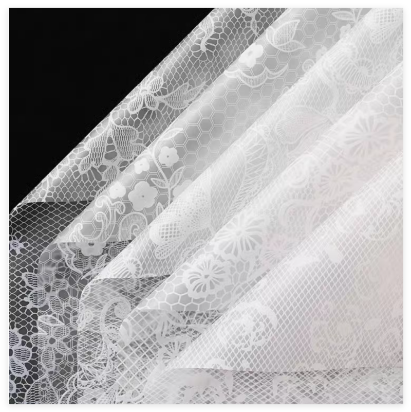 微信图片_20260408192350_7876_1 Lace Dreamy Snowflake Bouquet Wrapping Paper