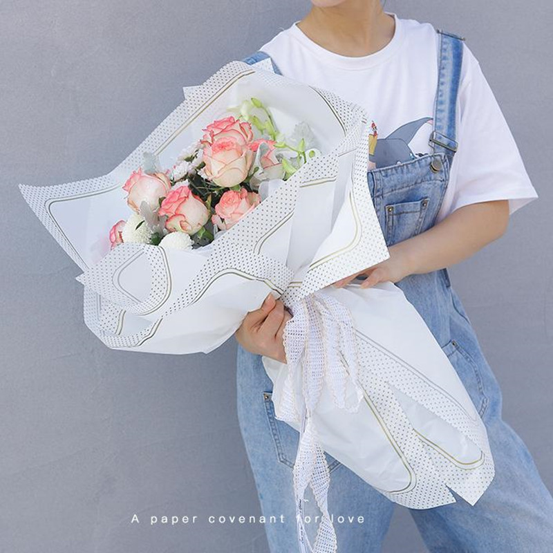 Heart-Themed Magic Floral Wrapping Paper