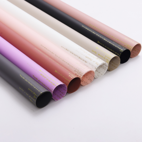 "Love Code" Floral Wrapping Paper