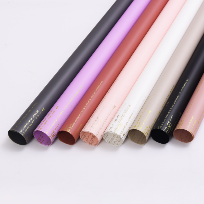 "Love Code" Floral Wrapping Paper